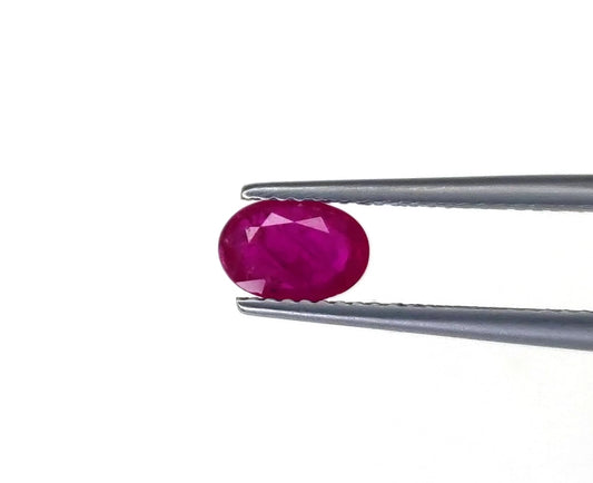 Natural Ruby Mozambique  Oval 1.06 carat