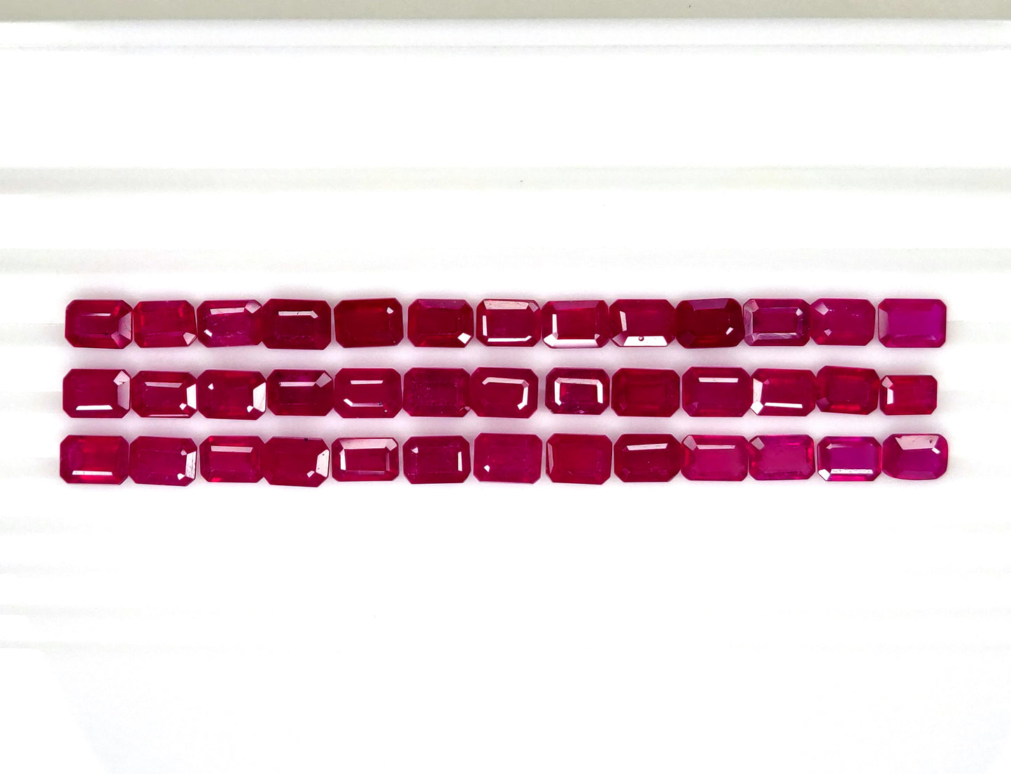 Natural Ruby Bangkok Octagon 7x5 MM