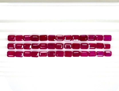 Natural Ruby Bangkok Octagon 7x5 MM