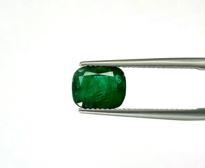 Natural Emerald Zambia Cushion 2.41 carat