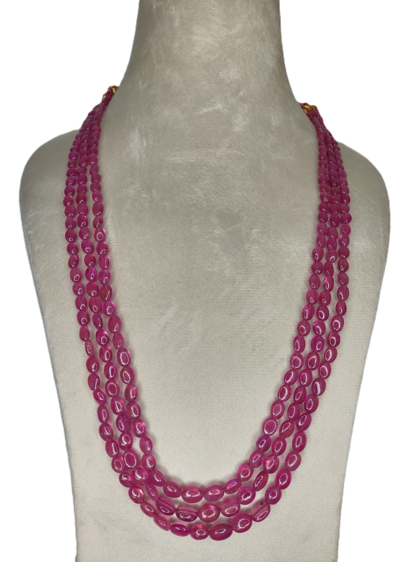 Natural Ruby Bangkok Oval Beads 336.20 Carat