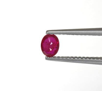 Natural Ruby Mozambique Oval 0.42 carat