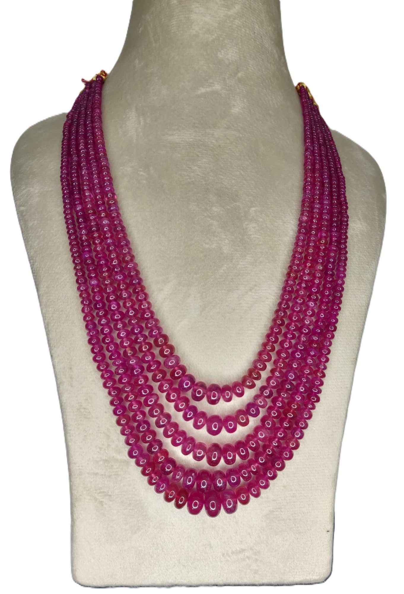 Natural Ruby Bangkok Round Beads 710.68 Carat