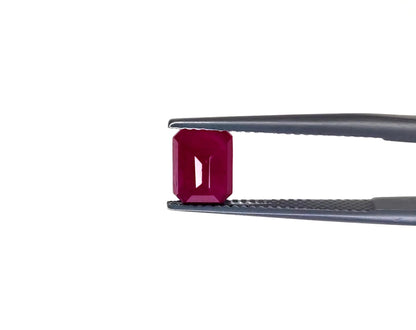 Natural Ruby Madagascar Octagon 8x6 MM