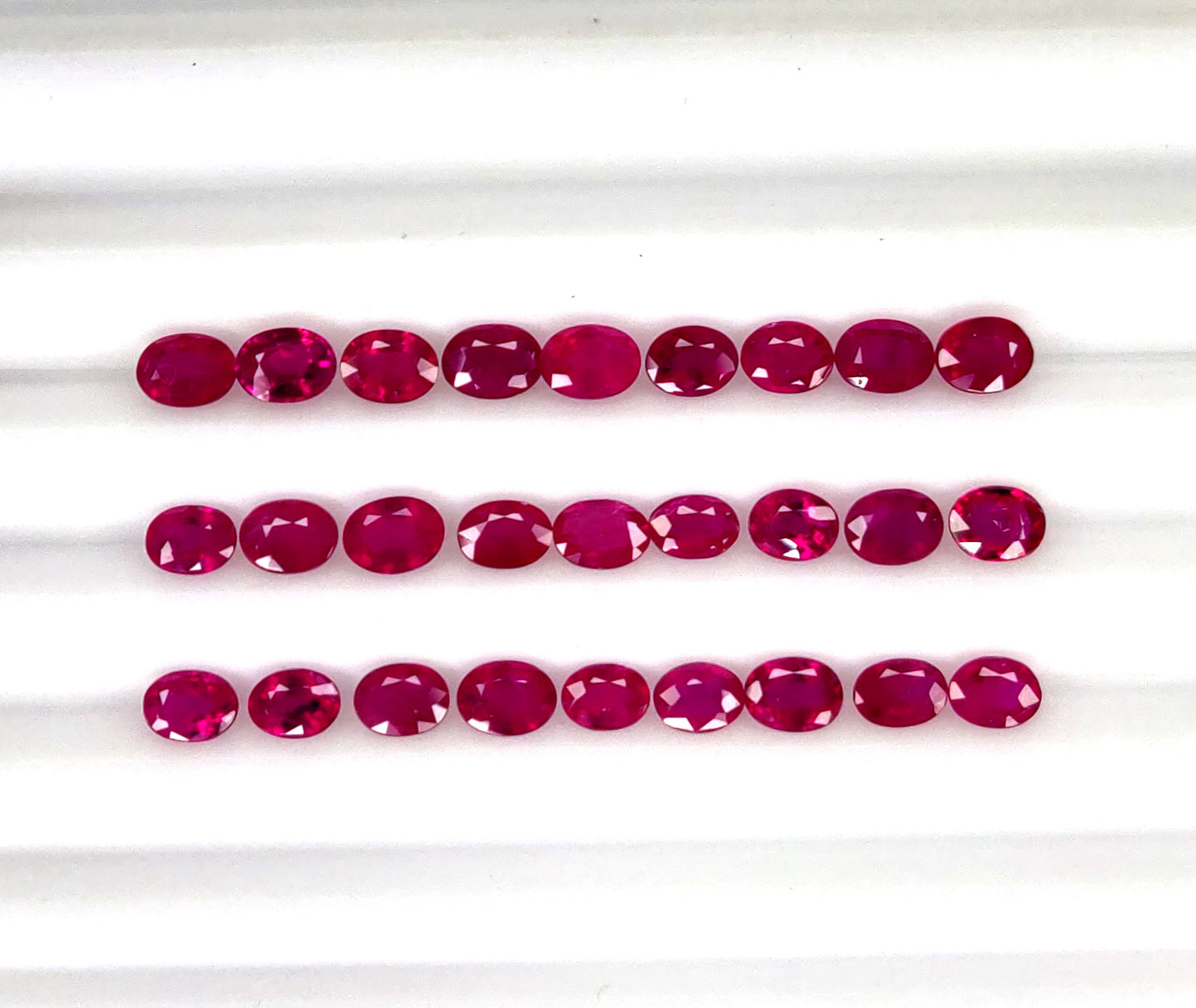 Natural Ruby Mozambique Oval 4x3 MM