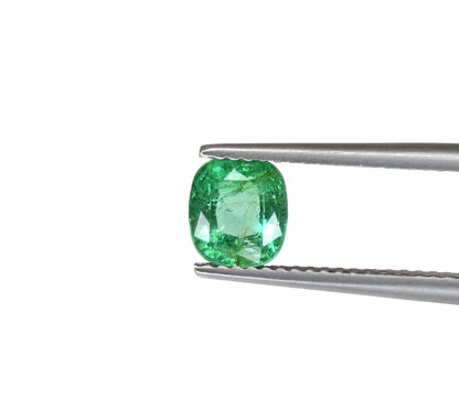 Natural Emerald Zambia Cushion 1.08 carat