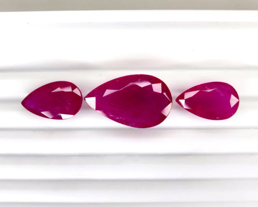 Natural Ruby Mozambique Pear 28.97 carat