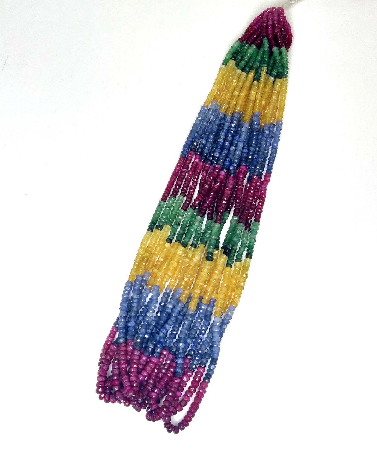 Multi Sapphire  Round Beads 658.50 Carat