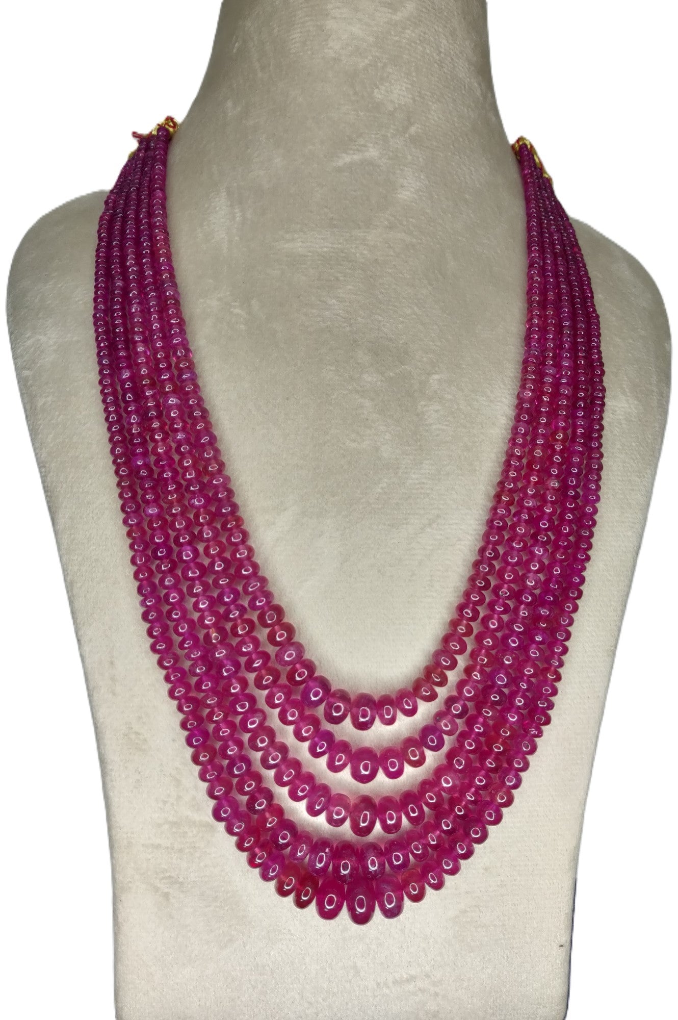 Natural Ruby Bangkok Round Beads 710.68 Carat