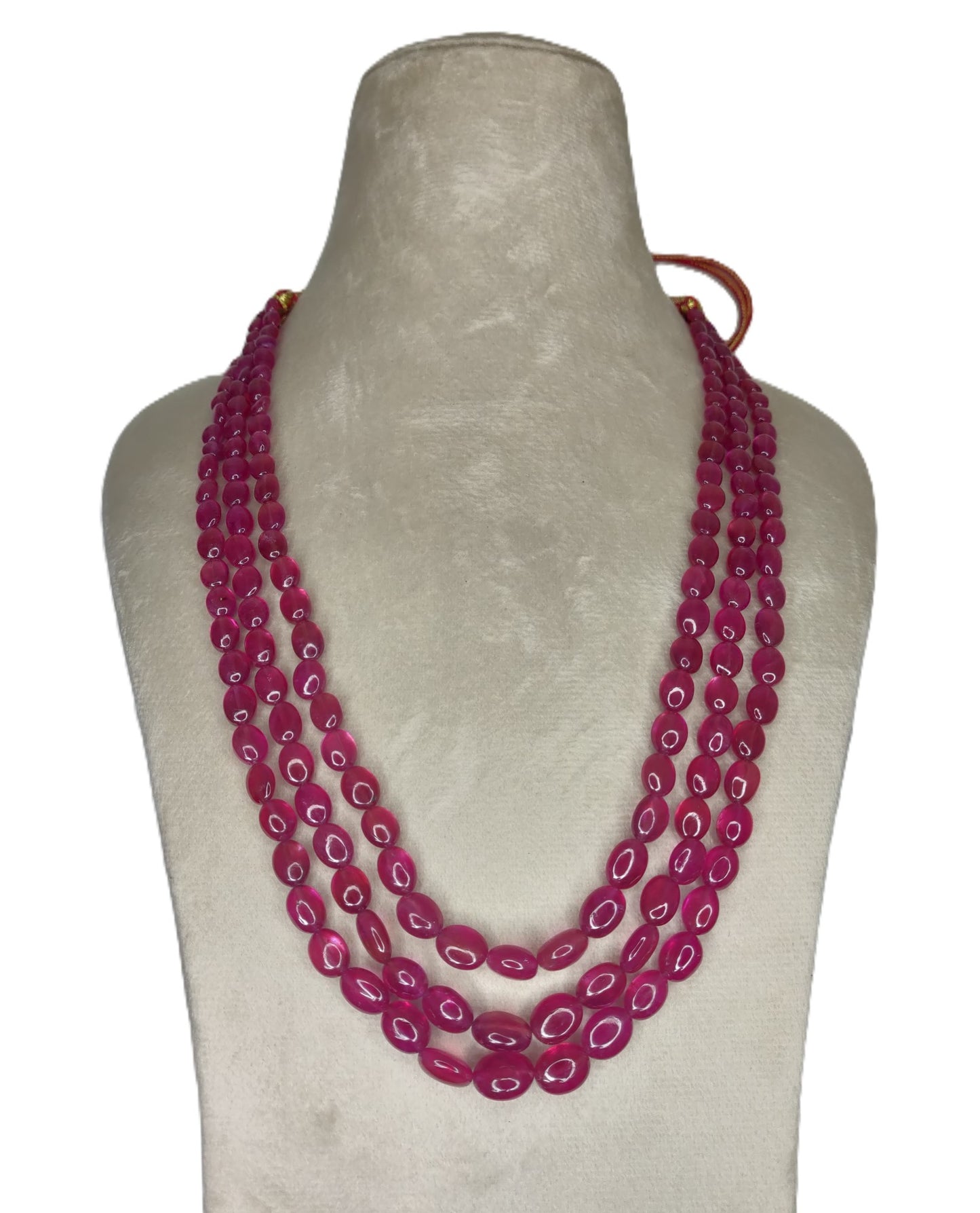 Natural Ruby Bangkok Oval Beads 437.20 Carat