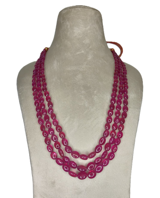 Natural Ruby Bangkok Oval Beads 437.20 Carat