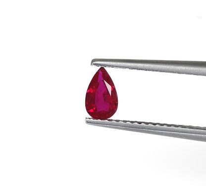 Natural Ruby Mozambique Pear 0.39 carat