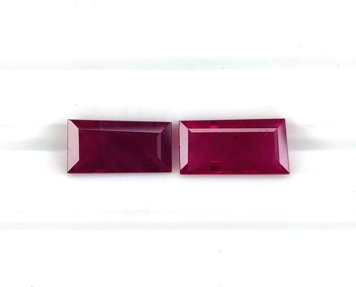 Natural Ruby Burma Baguette 2.85 carat