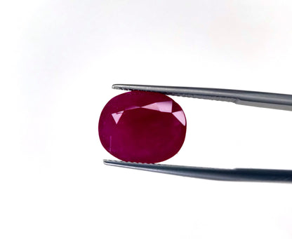 Natural Ruby Mozambique Oval 8.14 carat