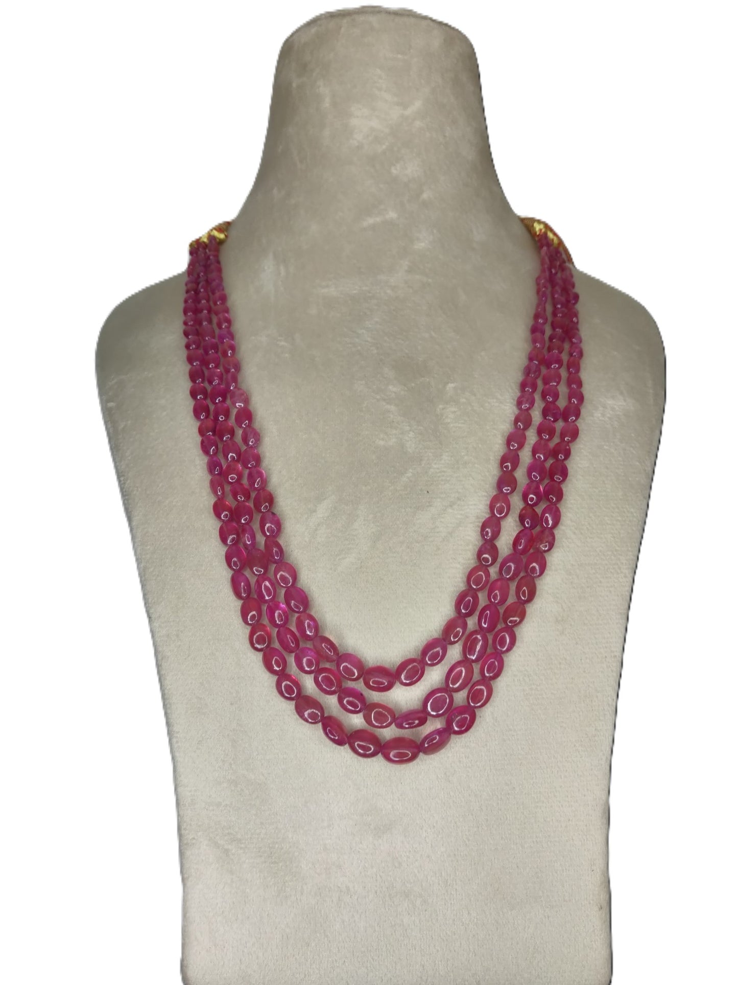 Natural Ruby Bangkok Oval Beads 253.66 Carat