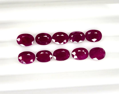 Natural Ruby Longido Oval 7x5 MM