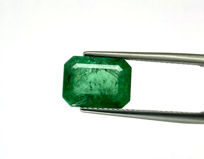 Natural Emerald Zambia Octagon 4.38 carat
