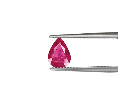 Natural Ruby Mozambique Pear 1.80 carat