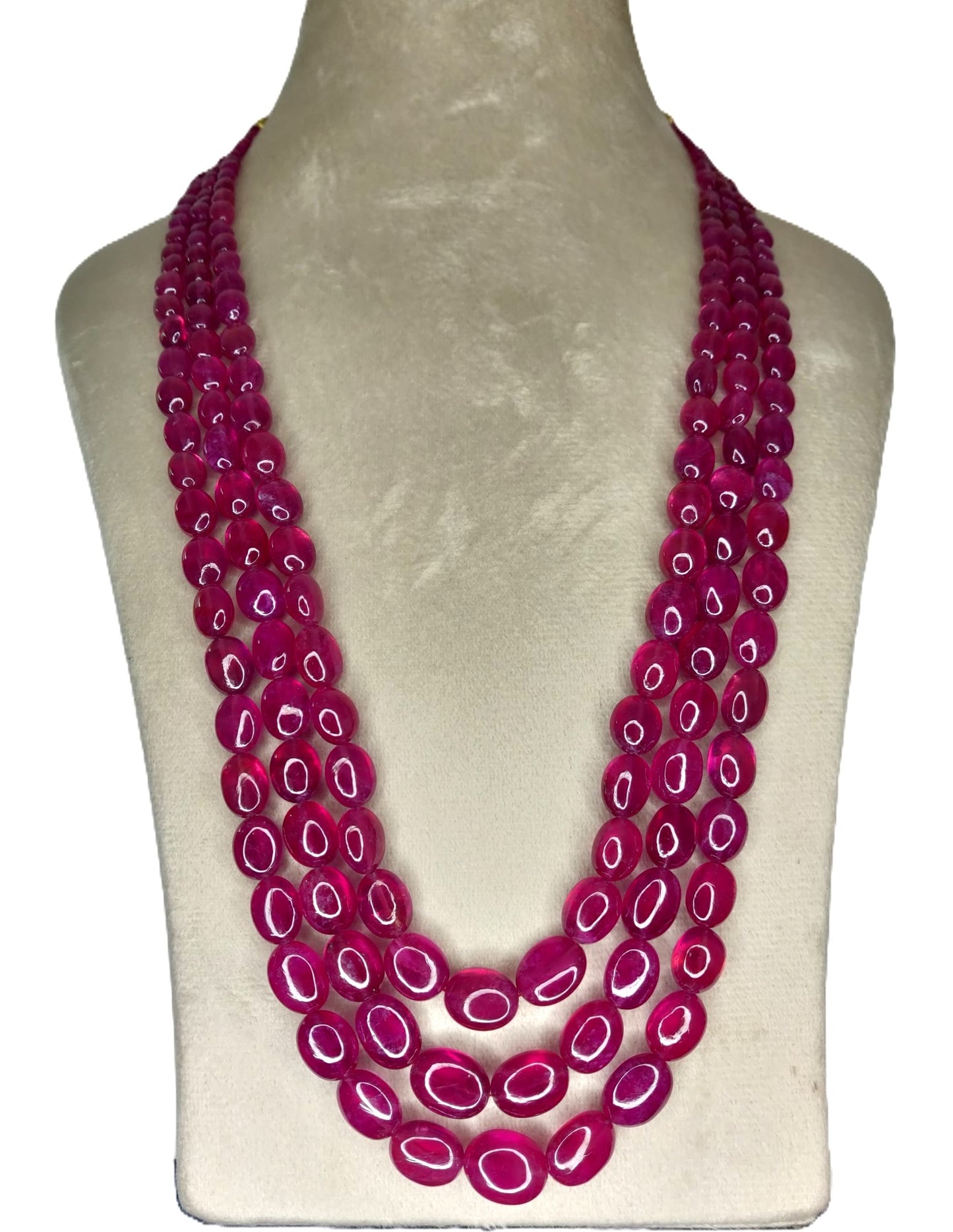 Natural Ruby Bangkok Oval Beads 674.63 Carat