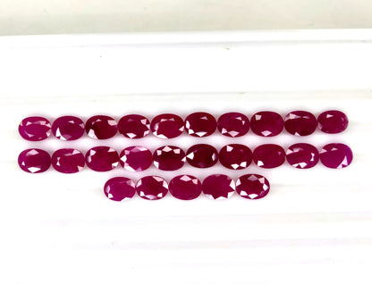 Natural Ruby Mozambique Oval 8x6 MM