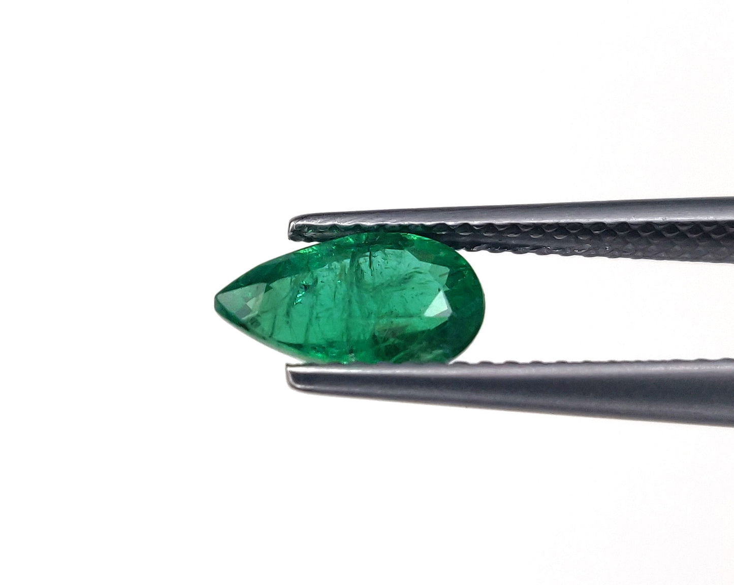 Natural Emerald Zambia Pear 1.30 carat