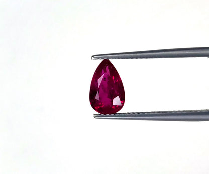 Natural Ruby Mozambique Pear 2.18 carat