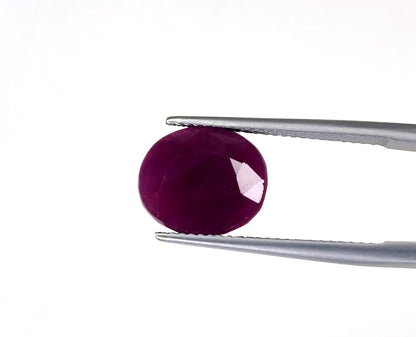 Natural Ruby Africa Oval 6.87 carat