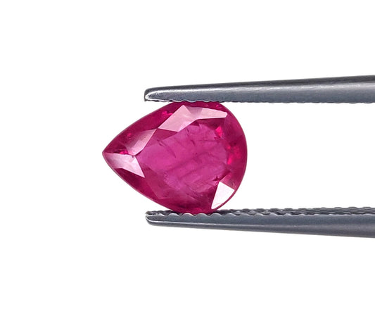 Natural Ruby Mozambique Pear 2.01 carat