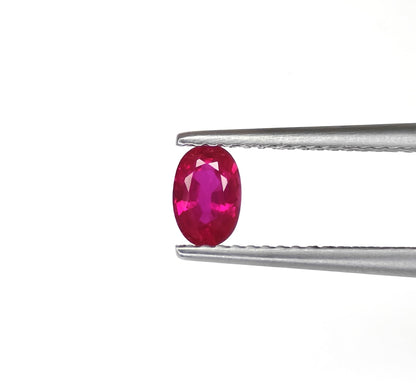 Natural Ruby Mozambique Oval 0.53 carat
