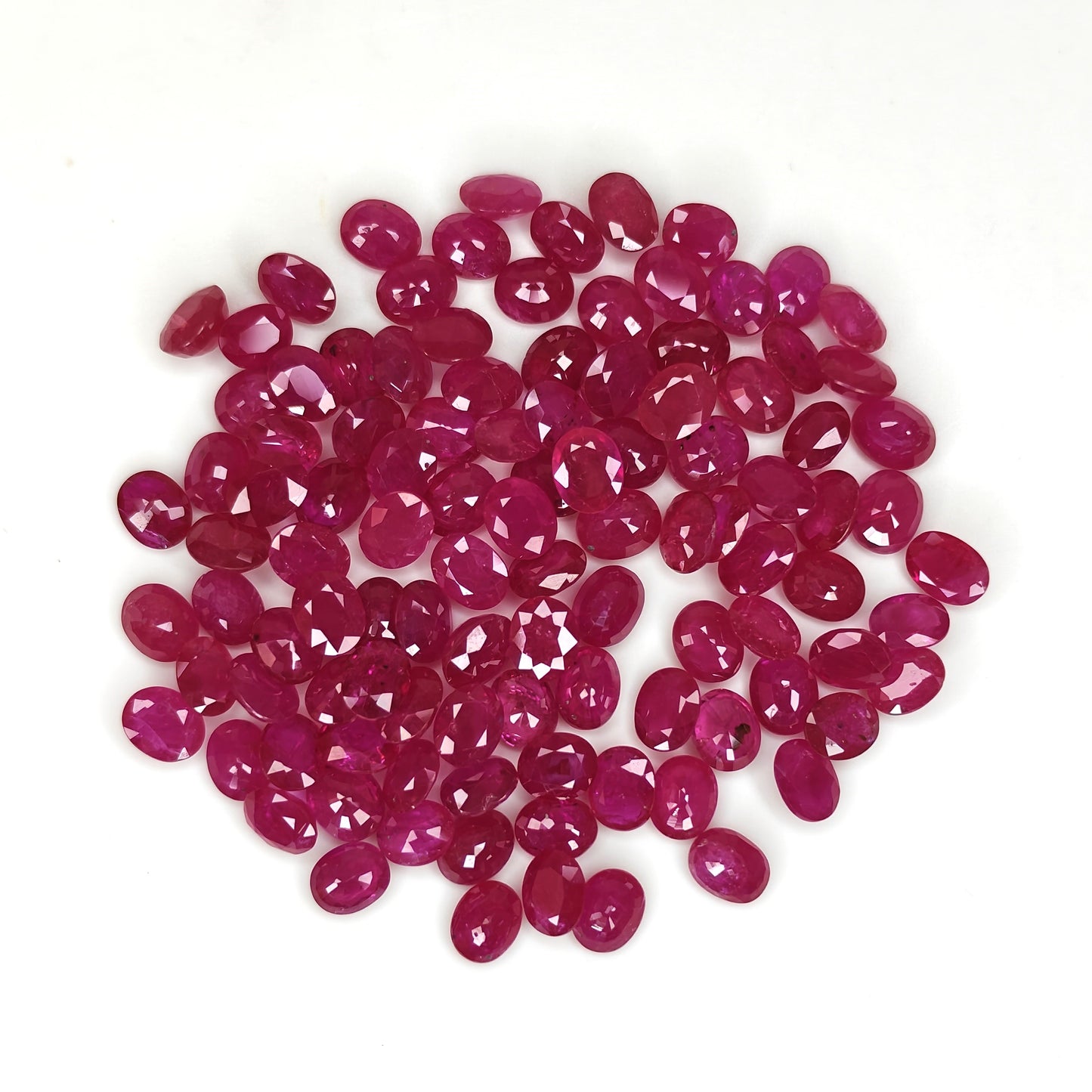 Natural Ruby Mozambique Oval 5x4 MM