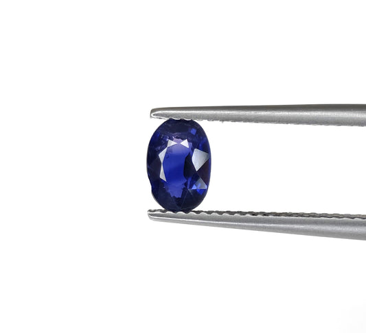 Natural Blood Blue Sapphire Madagascar Oval 1.04 carat