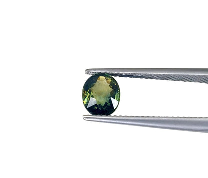 Natural Teal Sapphire Australia Oval 1.52 carat