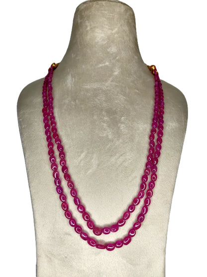 Natural Ruby Bangkok Oval Beads 172.87 Carat