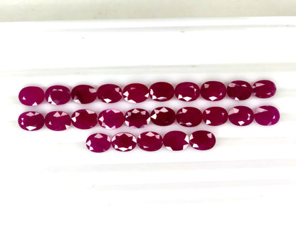 Natural Ruby Mozambique Oval 8x6 MM