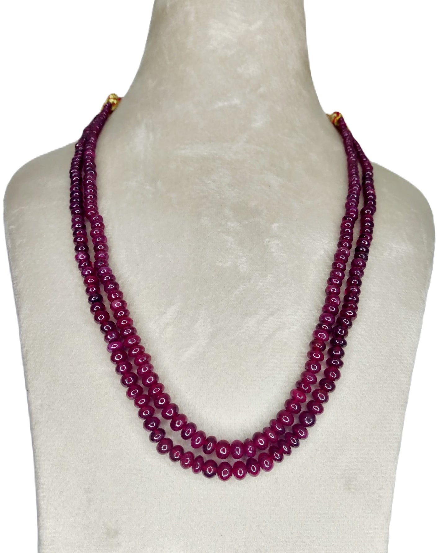 Natural Ruby Bangkok Round Beads 232.06 Carat