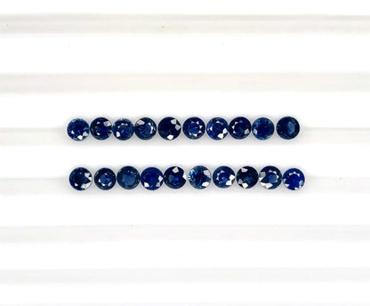 Natural Blue Sapphire  Australia Round 3.25 MM