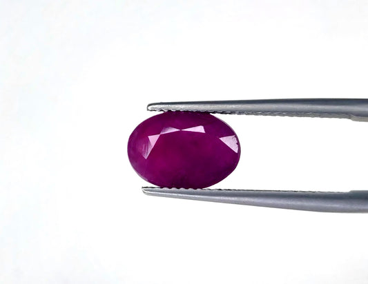 Natural Ruby Africa Oval 4.13 carat