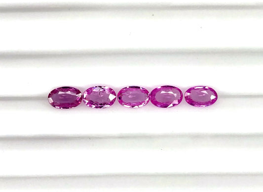 Natural Pink Sapphire Bangkok Oval 6x4 MM