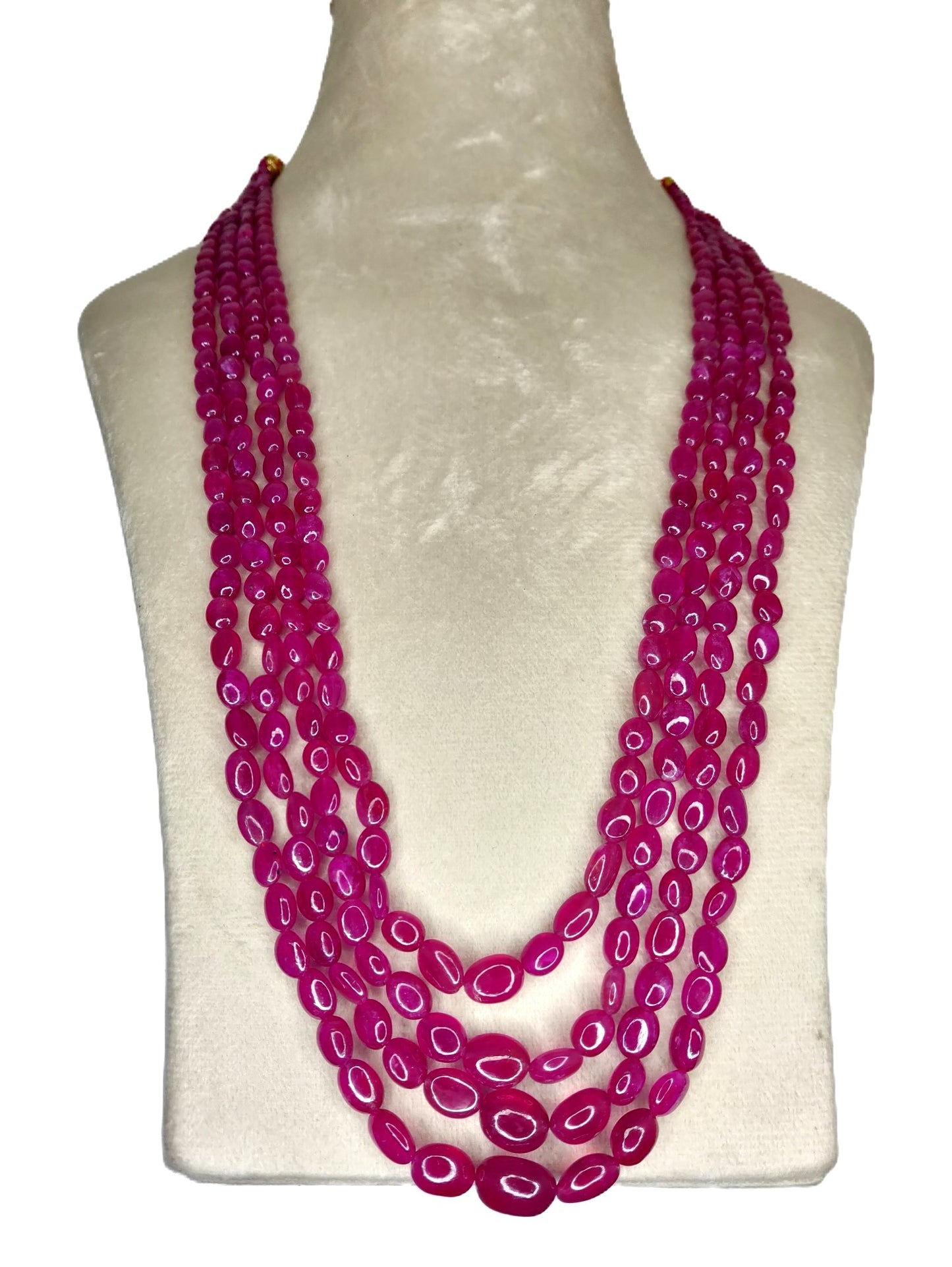 Natural Ruby Bangkok Oval Beads 490.97 Carat