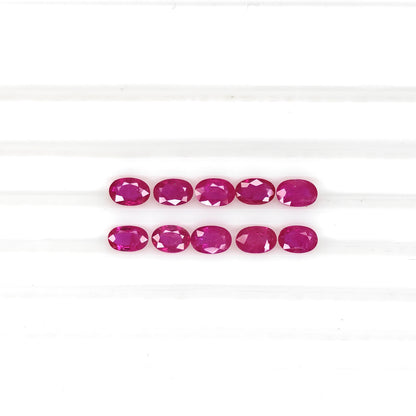 Natural Ruby Mozambique Oval 6x4 MM