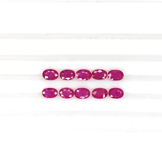 Natural Ruby Mozambique Oval 6x4 MM
