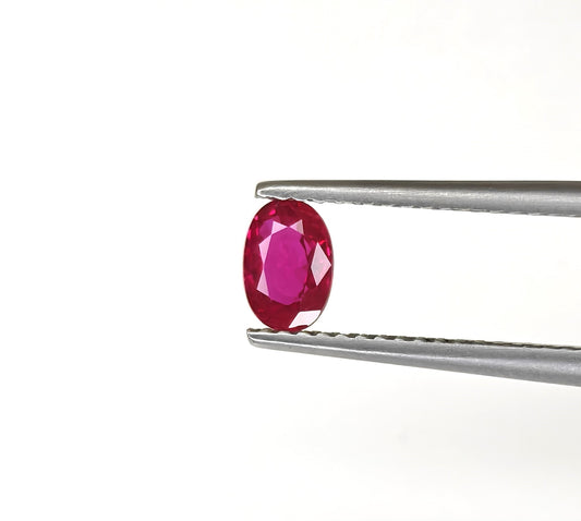 Natural Ruby Mozambique Oval 0.55 carat