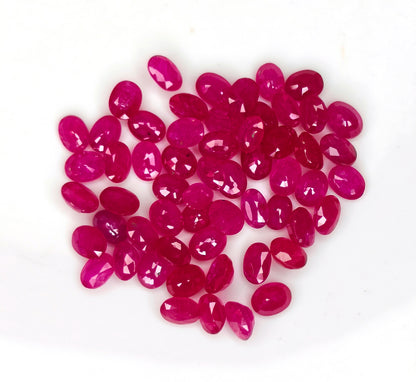Natural Ruby Mozambique Oval 4x3 MM