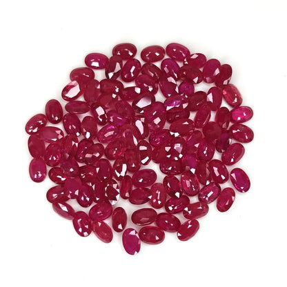 Natural Ruby Mozambique Oval 6x4 MM