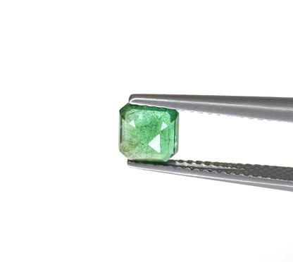 Natural Emerald Zambia Square Octagon 0.95 carat