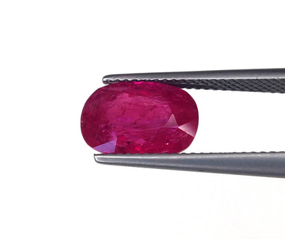 Natural Ruby Mozambique Oval 4.16 carat