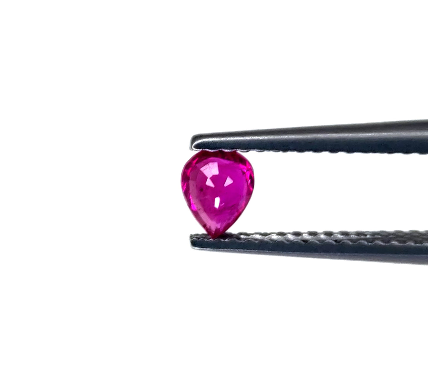 Natural Ruby Mozambique Pear 5x4 MM