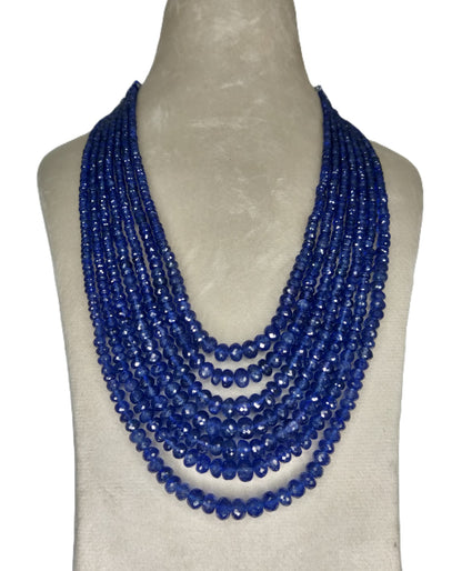 Natural Blue Sapphire Bangkok Round Beads 810.22 Carat