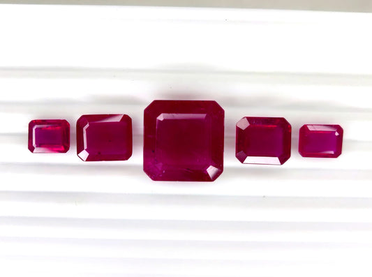 Natural Ruby Mozambique Octagon 49.61 carat