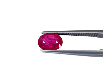 Natural Ruby Mozambique Oval 9x7 MM